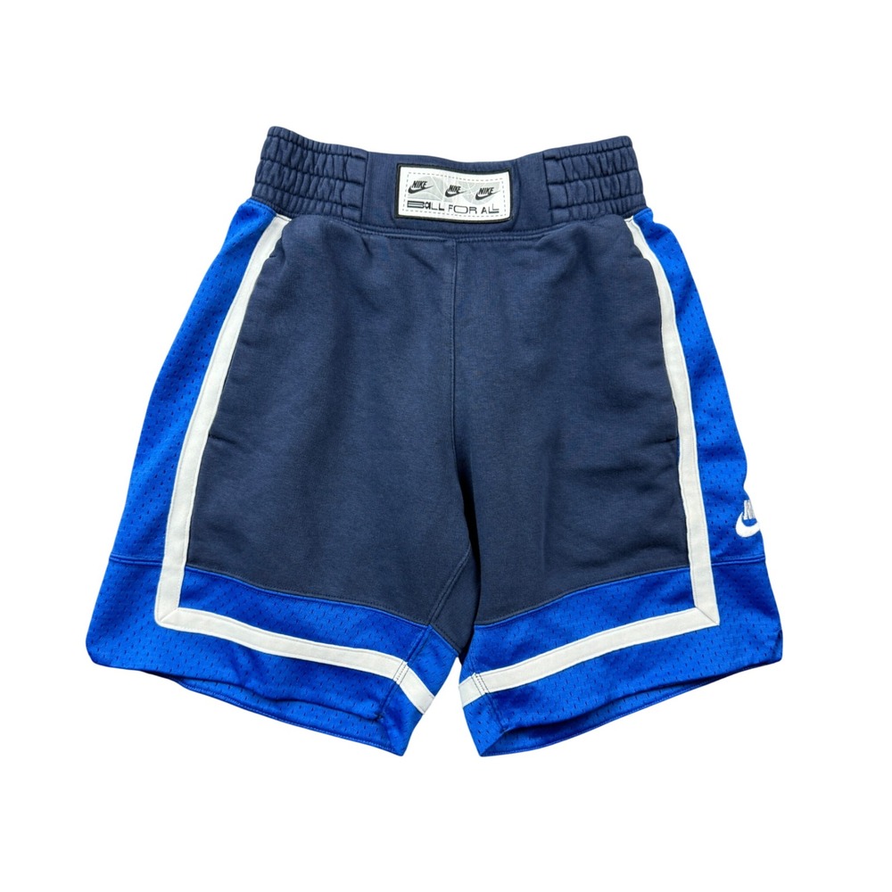 Nike Ball For All Kids Basketball Shorts Blue Fleece Mesh Youth Boys Small